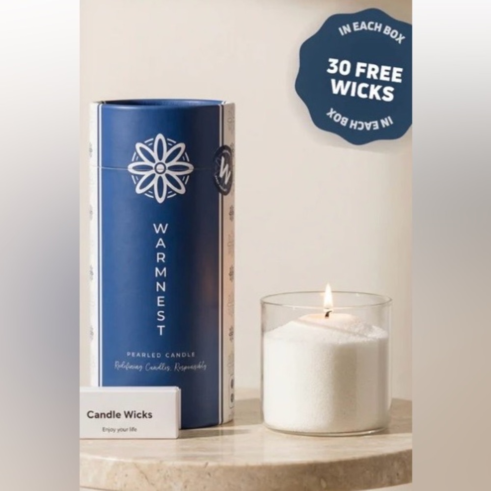 Blue Candle Set with Free Wicks